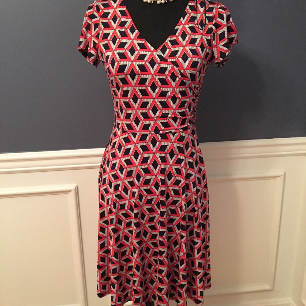 Geometric Print Dress